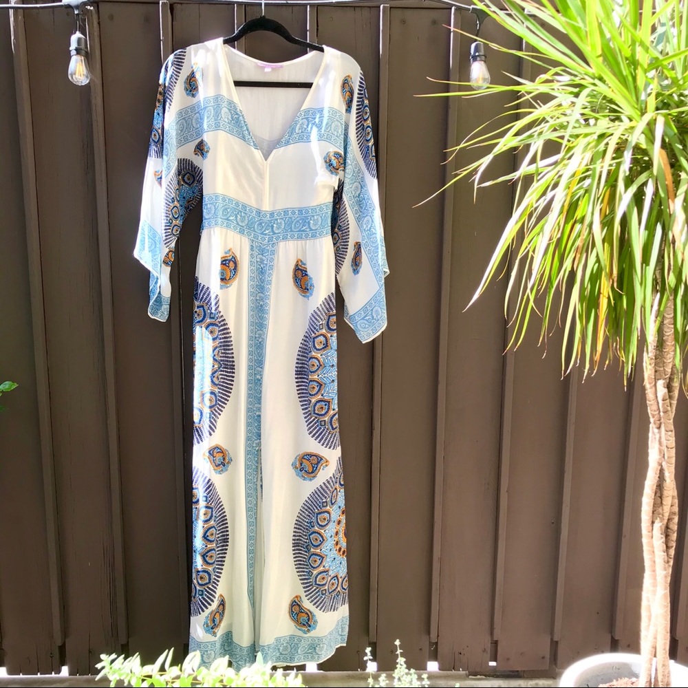 Calypso St. Barth Silk Maxi Dress